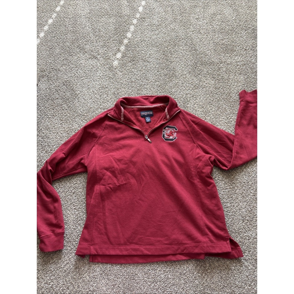 Unisex Jansport South‎ Carolina Gamecocks Maroon Quarter Zip Size 2XL